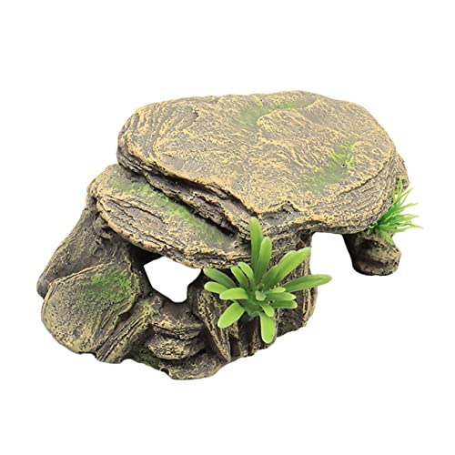 ERINGOGO 1Stück Reptilienschmuck aus Harz für Aquarien Dekorative Terrassenlandschaft mit Kletterfläche für Fische und Reptilien Langlebig und für Terrarien ERINGOGO 1Stück Reptilienschmuck aus Harz für Aquarien Dekorative Terrassenlandschaft mit Kletterfläche für Fische und Reptilien Langlebig und für Terrarien von ERINGOGO