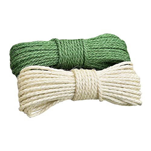 ERINGOGO 2 Stück DIY Sisalseil Kätzchen Kratzbaum Für Juteschnur Katzenkratzbaum Sisalseil Gedrehtes Sisalseil Juteseil Praktisches Hanfseil Katzengreifer Sisalseil ERINGOGO 2 Stück DIY Sisalseil Kätzchen Kratzbaum Für Juteschnur Katzenkratzbaum Sisalseil Gedrehtes Sisalseil Juteseil Praktisches Hanfseil Katzengreifer Sisalseil von ERINGOGO