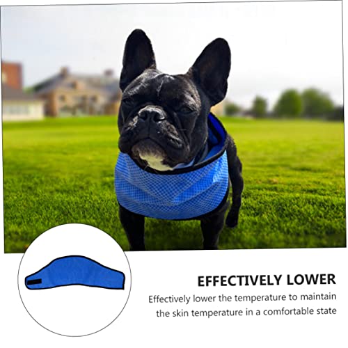 ERINGOGO 2 Stück Pet Cooling Schal Leichtes Kühlhalstuch für Hunde Atmungsaktiv Kühlendes Halstuch Haustier Sommer Ice Bandana für Outdoor Training Blau ERINGOGO 2 Stück Pet Cooling Schal Leichtes Kühlhalstuch für Hunde Atmungsaktiv Kühlendes Halstuch Haustier Sommer Ice Bandana für Outdoor Training Blau von ERINGOGO