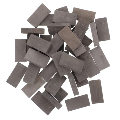 ERINGOGO 40Stücke Ziegelsteine Graue Kunststeine Für DIY Mini Betonblöcke Zur Dekoration Von Puppenhäusern Und Gartenszenen Für Wasser ERINGOGO 40Stücke Ziegelsteine Graue Kunststeine Für DIY Mini Betonblöcke Zur Dekoration Von Puppenhäusern Und Gartenszenen Für Wasser von ERINGOGO
