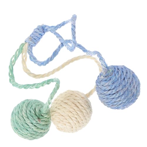 ERINGOGO Cat Toy Cat Sisal Toy Interactive Cat Toy Indoor Cats Spielzeug Resistente Haustierkatze Kratzer von ERINGOGO