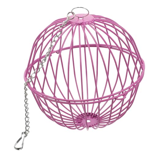 ERINGOGO Futterkäfig Für Kaninchen Heu Gestell Meerschweinchen Futterspender Hase Häschen-Feeder Haustier Hängend Futterball Für Kaninchen Feederbälle Rosa Sprühfarbe ERINGOGO Futterkäfig Für Kaninchen Heu Gestell Meerschweinchen Futterspender Hase Häschen-Feeder Haustier Hängend Futterball Für Kaninchen Feederbälle Rosa Sprühfarbe von ERINGOGO