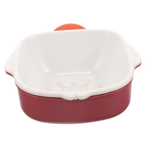 ERINGOGO Futternapf für Haustiere pet Supplies Dog Bowl hundeschale Kaninchenschüssel katzenschüssel erhöhter Tierfutternapf Container Futterautomat für Haustiere Hundenapf füttern Plastik von ERINGOGO