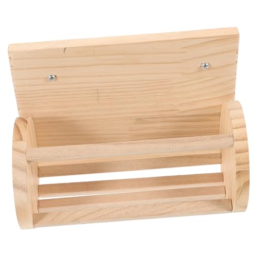 ERINGOGO Futterspender aus Holz Langlebiger Futterhalter für Kleintiere Heu Futterstation für Hamster Meerschweinchen und Hasen Sicher Befestigen im Käfig ERINGOGO Futterspender aus Holz Langlebiger Futterhalter für Kleintiere Heu Futterstation für Hamster Meerschweinchen und Hasen Sicher Befestigen im Käfig von ERINGOGO