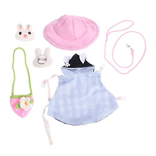 ERINGOGO Hamster Weste Leine Set Für Kleintiere Niedliche Haustier Outfit Supplies Mit Tragegurt Für Hamster Und Meerschweinchen Bequemes Und Sicheres Design von ERINGOGO