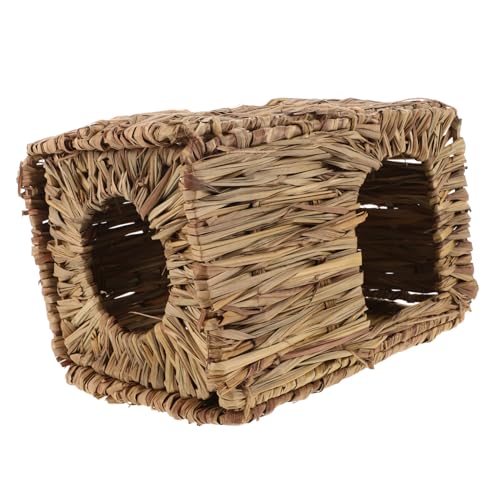 ERINGOGO Handgewebtes Hasenhaus Aus Naturstroh Kleines Kaninchennest Für Kleintiere Dekorative Kaninchenhütte Für Hamster Und Langlebig Und Sicher Für Haustiere ERINGOGO Handgewebtes Hasenhaus Aus Naturstroh Kleines Kaninchennest Für Kleintiere Dekorative Kaninchenhütte Für Hamster Und Langlebig Und Sicher Für Haustiere von ERINGOGO