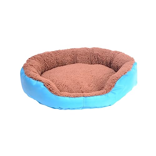 ERINGOGO Kuscheliges Hundebett Aus Weichem Baumwollmaterial Runde Form Für Kleine Und Mittelgroße Haustiere Blau Waschbar Für Hunde Katzen Und Andere Haustiere ERINGOGO Kuscheliges Hundebett Aus Weichem Baumwollmaterial Runde Form Für Kleine Und Mittelgroße Haustiere Blau Waschbar Für Hunde Katzen Und Andere Haustiere von ERINGOGO