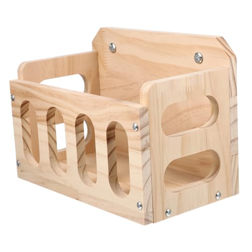 ERINGOGO Holz Heu Organisator Für Kleine Hohl Heuhalter Für Meerschweinchen Und Chinchillas Langlebiges Sicheres Futterspender Design Zur Abfallreduktion ERINGOGO Holz Heu Organisator Für Kleine Hohl Heuhalter Für Meerschweinchen Und Chinchillas Langlebiges Sicheres Futterspender Design Zur Abfallreduktion von ERINGOGO