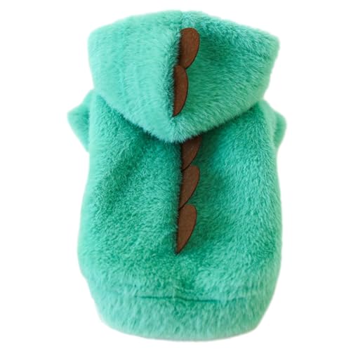 ERINGOGO Kapuzenpullover Für Haustiere Für Hunde Hund Wärme Kleidung Geschmeidiger Hunde-Hoodie Mäntel Hamsterbettwäsche Leckereien Für Welpen Coole Hundejacke Züchten Polyester Light Green von ERINGOGO