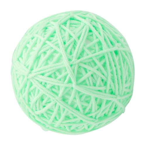 ERINGOGO Katzenspielzeugball Katzenkugeln Für Innenkatzen Katzengras Für Wohnungskatzen Kätzchen Katzen-Puzzle- Katzenspielzeug Für Wohnungskatzen Garn Light Green von ERINGOGO