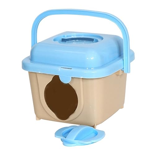 ERINGOGO Klein Tiere Tragetasche Handheld Hamster Käfig Faltbare Reisekäfig Für Hamster Und Kleintiere Hochwertige Transportbox Zufälligen Farben von ERINGOGO