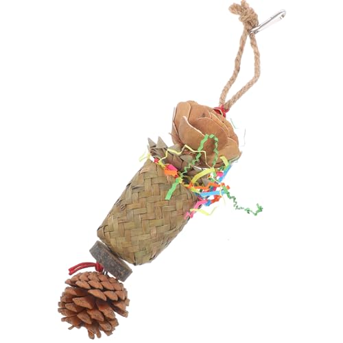 ERINGOGO Papageienspielzeug Kleines Futter Papageien Hängespielzeug Futtersuche Vogelspielzeug Zähne Grobe Papageien Reißspielzeuge Kauspielzeug Papageien Start Papageien ERINGOGO Papageienspielzeug Kleines Futter Papageien Hängespielzeug Futtersuche Vogelspielzeug Zähne Grobe Papageien Reißspielzeuge Kauspielzeug Papageien Start Papageien von ERINGOGO