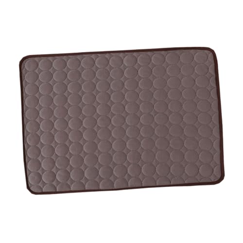 ERINGOGO Pet Pad Sommerliche Kühlmatte für Hunde und Katzen Atmungsaktiv Faltbar Braun Geeignet für Haustierbett Transportbox Schützt vor Überhitzung im Sommer ERINGOGO Pet Pad Sommerliche Kühlmatte für Hunde und Katzen Atmungsaktiv Faltbar Braun Geeignet für Haustierbett Transportbox Schützt vor Überhitzung im Sommer von ERINGOGO