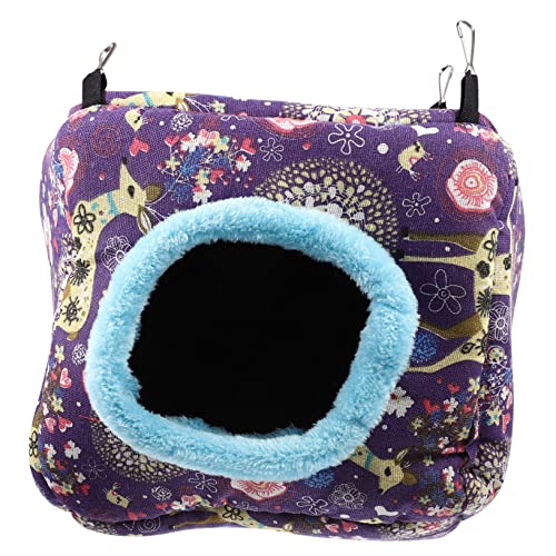 ERINGOGO Tiernest Fleece Haustier Innenbett Warmes Kleines Kaninchen Hamster Versteck Heu Hamster Ruheplatz Chinchilla Nest Igelnest Ruheplatz Zum Schlafen Hamsternest Baumwolle ERINGOGO Tiernest Fleece Haustier Innenbett Warmes Kleines Kaninchen Hamster Versteck Heu Hamster Ruheplatz Chinchilla Nest Igelnest Ruheplatz Zum Schlafen Hamsternest Baumwolle von ERINGOGO