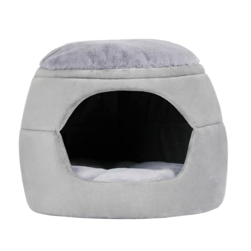 ERINGOGO Warm Nest Katzenbett Für Kleine Hunde Und Katzen Faltbare Halbgeschlossene Tierhöhle Für Wärme Und Für Drinnen Im Winter ERINGOGO Warm Nest Katzenbett Für Kleine Hunde Und Katzen Faltbare Halbgeschlossene Tierhöhle Für Wärme Und Für Drinnen Im Winter von ERINGOGO