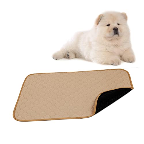 ERINGOGO Waschbare wasserdichte Hundetoilettenmatte Beige Reusable Pee Pad Für Hunde Und Katzen s rutschfest Und Leicht Zu Reinigen Für Sicheres Training ERINGOGO Waschbare wasserdichte Hundetoilettenmatte Beige Reusable Pee Pad Für Hunde Und Katzen s rutschfest Und Leicht Zu Reinigen Für Sicheres Training von ERINGOGO