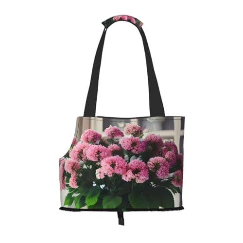 Beauty Flowers Haustier-Tragetasche, Handtasche, Katzen, Hunde, bequem, tragbar, faltbar, Haustiertasche von ERSDWRE