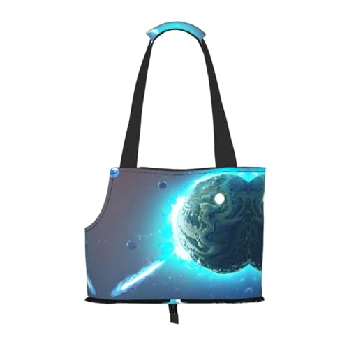 Cute Planet Haustier-Tragetasche, Handtasche, Katzen, Hunde, bequem, tragbar, faltbar, Haustiertasche von ERSDWRE