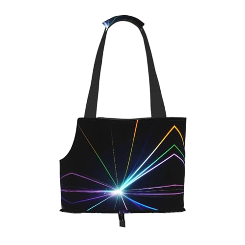 Laser Light Pet Carrier Handtasche Katzen Hunde Komfort Tragbar Faltbare Haustiertasche Hundetrage Haustier Tote Bag von ERSDWRE