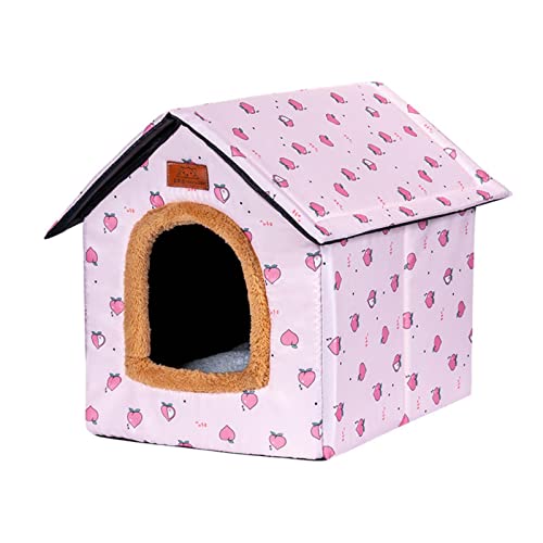 Katzenhaus Für Outdoor Winterfest, Outdoor Pet House Waschbar Warmhalten Wetterfest Katzenhaus Tierheim Für Haustiere?L: 43 X 36 X 40cm? von ERTG