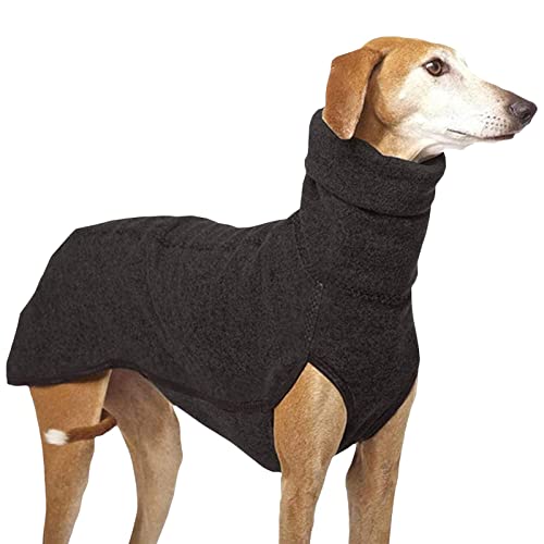 ERZU Hund Hoodie, Hundepullover, Hundebekleidung Hund Hoher Hals Winterkleidung Elastisch Weich Warm Atmungsaktiv für Hunde Welpen XL 2XL 3XL Optionale Größen von ERZU