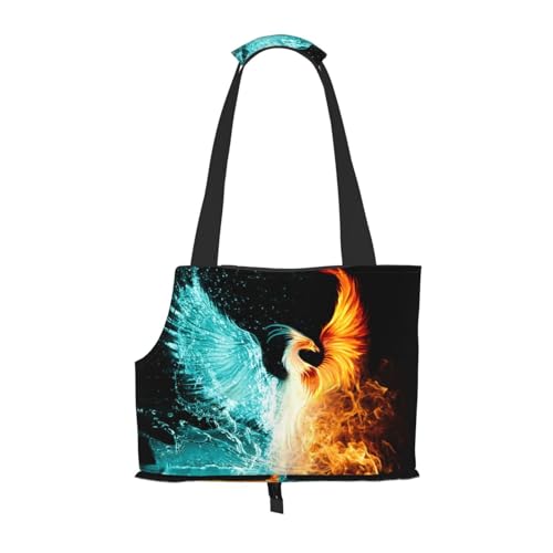 Fire And Water Phoenix tragbare faltbare Haustier-Schultertasche-Reisebegleiter von kleinen Cutes von ESASAM