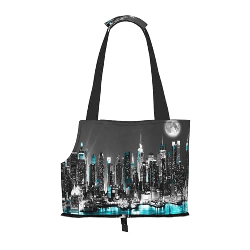 New York Paintings tragbare faltbare Haustier-Schultertasche, Reisebegleiter von kleinen Cutes von ESASAM