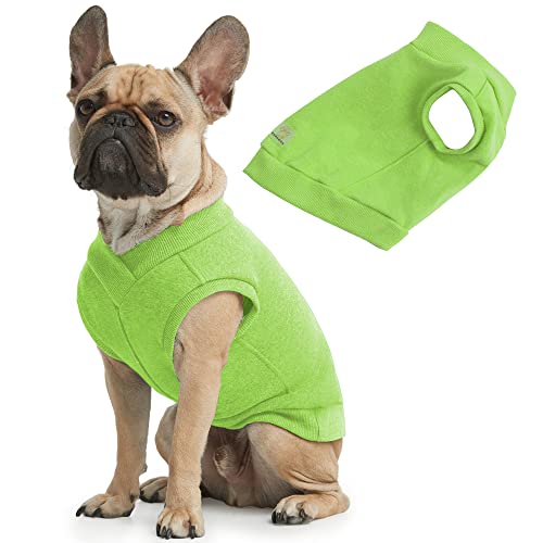 ESPAWDA Hund Hundebekleidung Sweatshirt für kleine Hunde, mittelgroße Hunde, große Hunde (XL, Limettengrün) von ESPAWDA