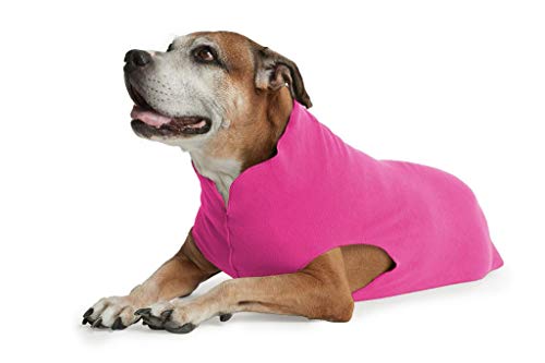 ESPAWDA Weiche und kuschelige Stretch-Fleece-Pulloverjacke für kleine Hunde, mittelgroße Hunde, große Hunde (XS, Hot Pink) von ESPAWDA