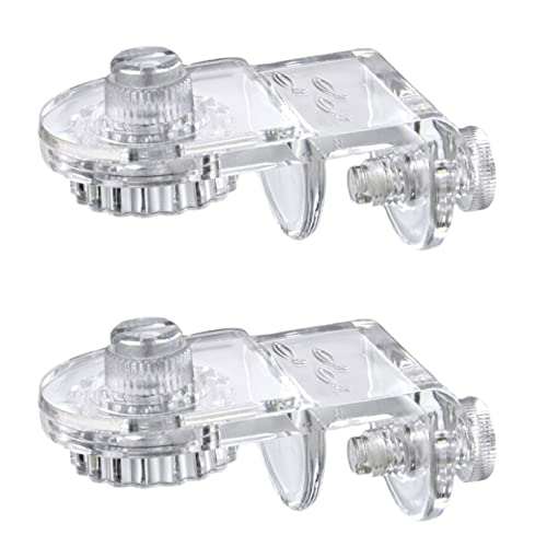 2 Stück Fisch-Netzhalter, Acryl, Anti-Sprung, Netzklemme, fester Clip, Aquarium-Halter-Clips, einfach zu installieren 2 Stück Fisch-Netzhalter, Acryl, Anti-Sprung, Netzklemme, fester Clip, Aquarium-Halter-Clips, einfach zu installieren von ESTCNK