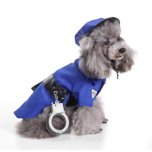 Atmungsaktives und modisches Hunde-Cosplay-Outfit, ideal für Teddys Weihnachts- oder Halloween-Partykostüm (S) von ETAINGYEUN