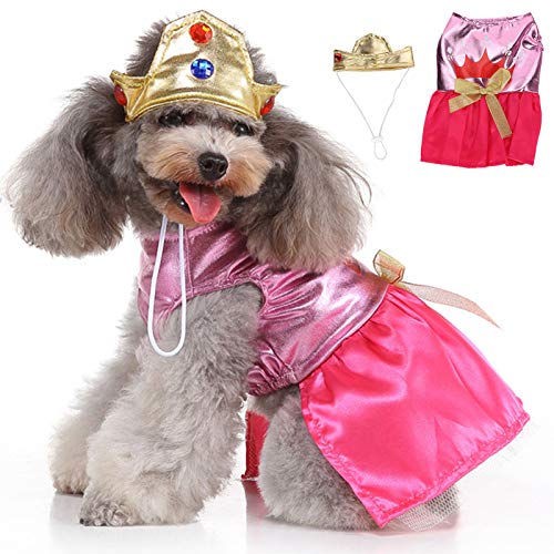 Hunde-Prinzessin-Kleid, Kostümrock für Halloween-Geburtstagsfeier, Haustier-Bühnenaufführungsanzug (L) von ETAINGYEUN