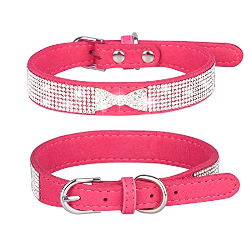 ETOPARS Hundehalsband mit Strasssteinen, Kristall Diamant Katze Hundehalsband, Hundehalsband Geschirr, Hunde Strasshalsband von ETOPARS