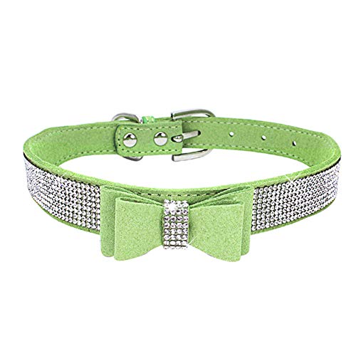 ETOPARS Hundehalsband mit Strasssteinen, Nettes schillerndes Hunde-Strasshalsband, Kristall Diamant Haustier Hund Katzenhalsband von ETOPARS