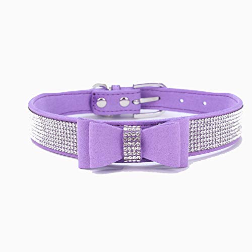 ETOPARS Hundehalsband mit Strasssteinen, Nettes schillerndes Hunde-Strasshalsband, Kristall Diamant Haustier Hund Katzenhalsband von ETOPARS