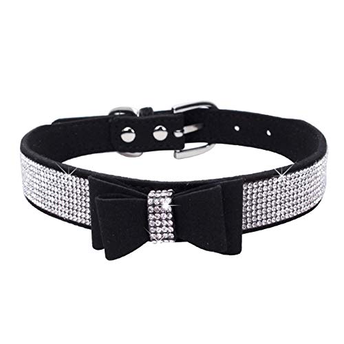 ETOPARS Hundehalsband mit Strasssteinen, Nettes schillerndes Hunde-Strasshalsband, Kristall Diamant Haustier Hund Katzenhalsband von ETOPARS