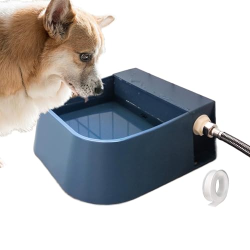 ETUCYNG Automatische Hundewasserer, Auto Füllung Hundwasserschale | Float -Ventiltrinker im Freien für Tiere | Auto-Fill Waterer Float Valve Bowl für Hundeziegenkatze im Freien von ETUCYNG