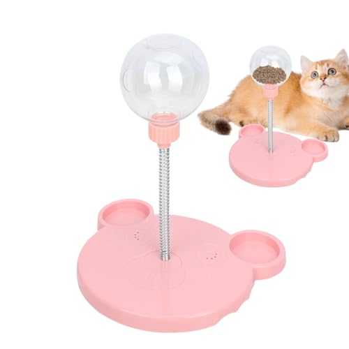 ETUCYNG Behandlungsspeng Cat Toy, Katzenfutterspielzeugspender,Interaktive langsame Feeder -Kugel -Katzen -Puzzlespielzeug - Haustiervorräte zur Entlastung Langeweile, Kätzchen, von ETUCYNG