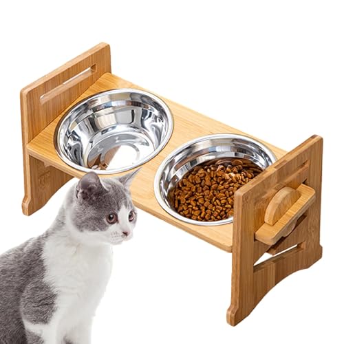ETUCYNG Erhöhte Hundenäpfe,Höhenverstellbarer Futternapfständer | Katzen Futter Wassernapf Für Haus Garten Reise Hund Katze ETUCYNG Erhöhte Hundenäpfe,Höhenverstellbarer Futternapfständer | Katzen Futter Wassernapf Für Haus Garten Reise Hund Katze von ETUCYNG
