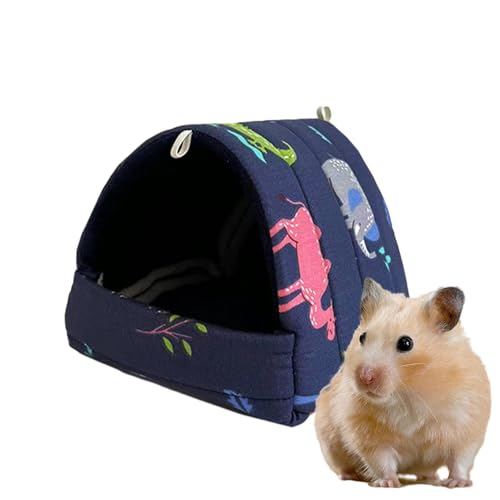 ETUCYNG Hamster-Warmbett, Igel-Betthöhle, Hängemattenbett Schlafnest Hamsterhöhle, Hamster-Warmbett, Chinchilla-Betthöhle, kuschelig weich für Kaninchen, Mäuse von ETUCYNG