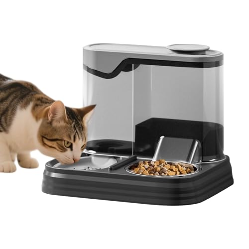 ETUCYNG Katzen Trinkbrunnen - Automatischer Trink- & Futterspender Für Hunde | Haustier Trinknapf & Futterschale Für Reisen, Zuhause, Innenbereich & Urlaubsgebrauch ETUCYNG Katzen Trinkbrunnen - Automatischer Trink- & Futterspender Für Hunde | Haustier Trinknapf & Futterschale Für Reisen, Zuhause, Innenbereich & Urlaubsgebrauch von ETUCYNG
