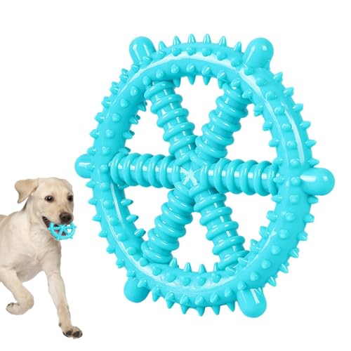 Kauspielzeug für Hunde, Beißspielzeug für Hunde - Beißring und Hundeball für Welpen | Beißring für Welpen, unzerstörbares, quietschendes Spielzeug, Beißringe in Lebensmittelqualität für Zuhause, Käfig von ETUCYNG
