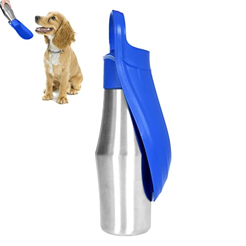 EUBEISAQI Hundereise-Wasserspender - 27 Unzen Wasserspender mit guter Dichtleistung | Pet Supplies 2 in 1 Hundewassernapf für Welpen beim Wandern von EUBEISAQI