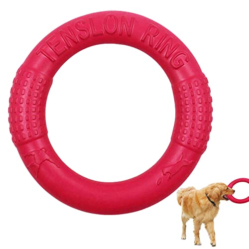 Hundering Spielzeug - Flying Ring Outdoor Puller Hundering Spielzeug - Dog Apportierspielzeug & Tauziehen Hundespielzeug für mittelgroße Hunde, interaktives Hundepool-Spielzeug, Hundering von EUBEISAQI