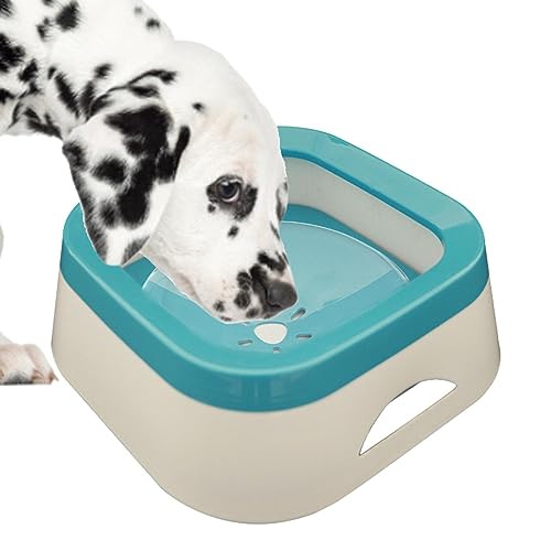 Spritzwassergeschützter Wassernapf für Hunde | Schwimmender Trinknapf für Haustiere für | Spritzwassergeschütztes Futterzubehör für Hunde, Katzen und andere Kleintiere von EUBEISAQI