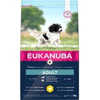 EUKANUBA Trockenfutter Hund Active Medium Breed Adult, mit Huhn 3 kg von EUKANUBA