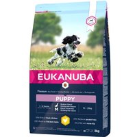 EUKANUBA Trockenfutter Hund Medium Breed Puppy, Huhn 3 kg von EUKANUBA