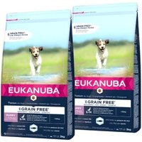 EUKANUBA Trockenfutter Hund Small & Medium Breed Puppy, getreidefrei 2x3 kg von EUKANUBA