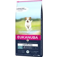 EUKANUBA Trockenfutter Hund Small & Medium Breed Adult, getreidefrei mit Fisch 12 kg von EUKANUBA