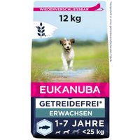 EUKANUBA Trockenfutter Hund Small & Medium Breed Adult, getreidefrei mit Fisch 2x12 kg von EUKANUBA